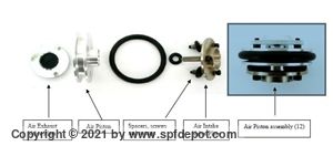 Ipm Ip02 IPM 700055 IP02 Air Piston Assembly